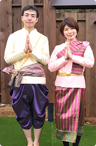 タイの民族衣装 民族衣装体験 野外民族博物館 リトルワールド